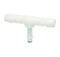KLASEBO® Schlauchverbinder Schlauchverbinder T-Stück reduziert 12mm, Kunststoffverbinder