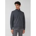 s.Oliver Funktionsjacke Sweatshirt Jacke Sweatjacke mit Stehkragen und Eingrifftaschen grau XXL (56/58)
