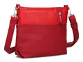 zwei Jana J8 Umhängetasche Schultertasche Tasche Cherry dunkelrot rot Neu