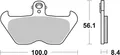 Bremsbeläge BREMBO Straße gesintertes Metall - 07BB24SA