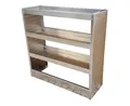 Fahrzeugregal 1400x350x1000 mm Fahrzeugeinrichtung Fahrzeugausbau Alu KFZ Regal