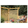 Sichtschutz Sonnenschutz Pergola komplett 9 x 9 x 450 cm Kieferholz Fichtenholz