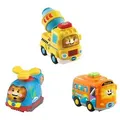 Tut Tut Baby Flitzer - Tut Tut Baby Flitzer - 3er-Set Reisebus, Helikopter, Betonmischer