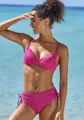 Bügel-Bikini-Top "Glitter", mit tollem Glitzereffekt, Gr. 36 - Cup E, pink Cup E