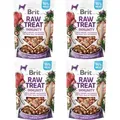 BRIT CARE Dog Raw Treat Immunity Lamb & Chicken with Probiotics, Milk Thistle Seed and Rosemary 4x40g