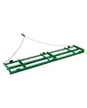 VEVOR Schleppegge, 2435x500x100 mm, Wiesenegge mit verstellbaren Stangen und 183 cm Kette, Wiesenschleppe für Geländefahrzeuge, UTVs, Traktoren, Rasenmäher, Schleppwerkzeug für den Hof