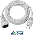BRENNENSTUHL Indoor Qualitäts-Kunststoff-Verlängerungskabel 5,0m weiß /#841070
