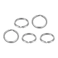 AURORIS - kleine Schlüsselringe aus Edelstahl - Größe wählbar - Variante: 8 mm / 20 Stück