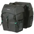 Basil Doppelpacktasche Discovery 365D M melee, 18 Ltr., schwarz
