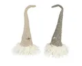 Viana Weihnachtsmann Deko Wichtel Filz Braun Beige Tischdeko Weihnachtsdekoration, 2 Stück
