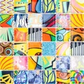 Keramik Mosaik Fliese Bunte Retro Style Mosaikfliesen POP UP ART Design ...
