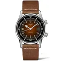 Longines orologio Heritage Legend Diver Tropical Watch 42mm marrone automatico acciaio L3.774.4.60.2