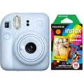 Fujifilm Instax Mini 12 pastel blue + Rainbow Film