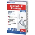 Baufan Spachtelmasse Bohrloch- und Rissfüller ultra, weiß, für Wände, Innen- und Außenbereich, 750g