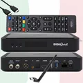 TiVuSat Karte 4K UHD + DIGIQuest Q80 Combo Receiver 4K H.265 S2+T2 HEVC Set-Top Box, zertifizierter TiVuSat Receiver mit Karte (Nicht AKTIVIERT), Mediaplayer, WebRadio, 150 USB WiFi Stick, HTS HDMI