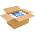 Smartboxpro Faltkartons 1-wellig, 10 Stück, mit Automatikboden, Innenmaße 320 x 220 x 80-190mm
