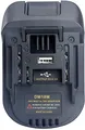 TPDL Adapter für Dewalt 18V Akku zu Geeignet für Makita Werkzeuge, und für Milwaukee M18 Akku zu Geeignet für Makita 18V Werkzeuge mit USB-Anschluss DM18MA-Adapter