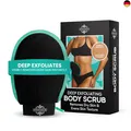 Dermasuri Tiefenpeeling-Handschuh – Polierender Körperpeeling-Handschuh &amp; Br