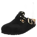 Birkenstock Damen Clogs Boston Rivet Border 42076-37, 42076-38, 42076-39, 42076-40, 42076-41, 42076-42 BIR-1030491 schwarz 41 - Schwarz - 41