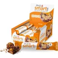 PhD Nutrition Smart Bar Protein Riegel 12 x 64g Schokolade Erdnussbutter - High Protein Snack mit 20g Eiweiß und wenig Zucker, Makrofreundlicher Eiweißriegel
