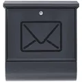 Burg Wächter 65310 LUCENTA 2701 ANT Briefkasten Stahl Anthrazit Schlüsselschloss