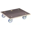 WAGNER Transportroller Transporthilfe I Schichtholz 24 mm mit Grip 59 x 49 x 15 cm, Tragkraft 500 kg I Schwerlastroller für Umzüge, Werkstatt, Handwerk I Möbelroller softe Rollen I FSC® I Made in DE