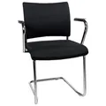 Topstar Armlehnen, passend für Besucherstuhl, Konferenzstuhl, Visit 10/Visit 20" - 2er Set, Metall, Chrom, Silber, 27 x 4,5 x 27 cm