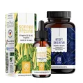 NATURTREU® Vitamin D3 K2 Tropfen mit Magnesium Komplex hochdosiert - Sonnenfreund & Kraftreserve Paket - vegan