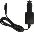 vhbw KFZ-Ladekabel kompatibel mit Microsoft Surface Studio 2, Pro X Tablet - 12V Ladegerät Schwarz