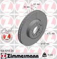 ZIMMERMANN 150.1297.20 Brake Disc for BMW