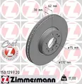 2x ZIMMERMANN 150.1297.20 Bremsscheibe für BMW