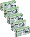 vhbw 5x Akku kompatibel mit Philips 7886XL, 7887XL, 7867XL, 7885XL, 8831XL, 8845XL, 875RX, 8825XL, 825RX, 835RX Rasierer (800 mAh, 2,4 V, NiMH)