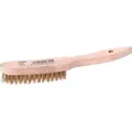 Kwb - Messing-drahtbürste Mit Holzgriff (gewellter Messingdraht, Strapazierfähig, Länge 275 Mm)