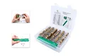 QUADRIOS GmbH Widerstands Sortiment Set Box Kohleschicht-Widerstände bedrahtet 1Ohm - 1M Ohm Sortimentskasten 20 Standardwerte E24 je 20 St (1000 Teile, 0,5 W, Toleranz: 5%), 1810P018, 1000 Stück