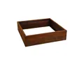 ESTEXO Beetumrandung Beeteinfassung Hochbeet 100x100x25 cm Edelrost Rost Cortenstahl