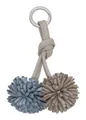 Liebeskind Berlin Schlüsselanhänger Pom Pom Pendant, aus echtem Leder