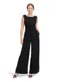 Vera Mont Damen Jumpsuit mit weitem Bein Schwarz,46