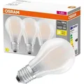 OSRAM LED Lampe BASE Classic 3er-Pack Filament matt E27 11W 1521Lm warmweiss 2700K wie 100W 4058075592513