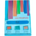 Exacompta 58509E 10x Packung mit 100 Sichthüllen A4, PP genarbt 120 - Farben sortiert