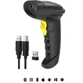 Inateck Barcode-Scanner BCST-50_black, kabellos, USB, Bluetooth, Funk, 2D Imager, Handscanner
