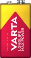 VARTA 9V-Blockbatterie, LONGLIFE, Max Power, 1St.