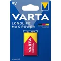 6x 9V Block LONGLIFE Max Power Alkaline-Batterie 6LR61 MN1604 vorm.MaxTech VARTA