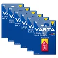6x 1er Blister VARTA 9V Block LONGLIFE Max Power Alkaline Batterie 6LR61 MN1604