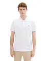TOM TAILOR Herren Basic Piqué Poloshirt, 20000 - White, XXXL