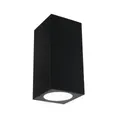Paulmann LED Außen-Wandleuchte Flame IP44 eckig 58x75mm 3000K 2x3,5W 2x260lm 230V Aluminium, LED fest integriert, Warmweiß, IP44