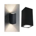 Paulmann 94328 LED Wandleuchte Flame IP44 eckig 58x128mm 3000K 2x3,5W 2x260lm 230V 75° Anthrazit Alu