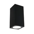LED Außenwandleuchte FLAME, IP44, Up & Down, 2-flammig, 230V, schaltbar, Alumini
