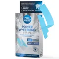 Perlweiss Power Whitening Strips zur Zahnaufhellung - zahnschmelzschonendes Bleaching für weisse Zähne - Teeth Whitening Kit für Zuhause - Zahnverfärbungen entfernen & aufhellen, 10 Strips