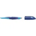 STABILO Füllhalter EASYbirdy L, Linkshänder, blau/azur