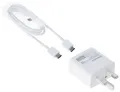 Samsung Galaxy Official 15W Adaptive Fast Charger (with USB-C to C Data Cable), 